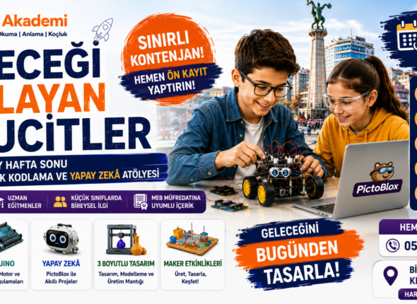 Geleceğin robotik kodlaması atölyesi